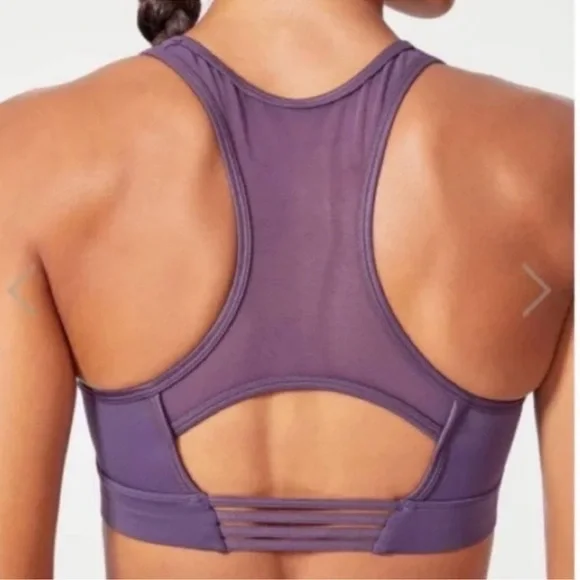 New Zobha Women’s Sports Bra Purple Small BNWT - Picture 2 of 7